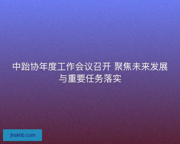 中跆协年度工作会议召开 聚焦未来发展与重要任务落实